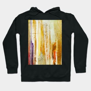 golden abstract painting Hoodie